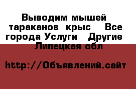 Выводим мышей ,тараканов, крыс. - Все города Услуги » Другие   . Липецкая обл.